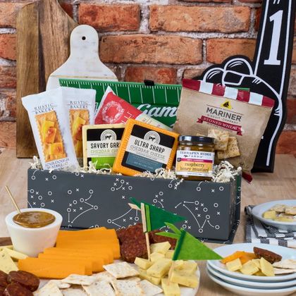 It's Game Day Meat and Cheese Gift Box