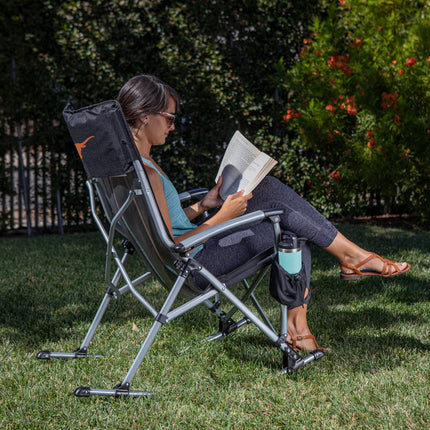 Texas Longhorns - Outdoor Rocking Camp Chair