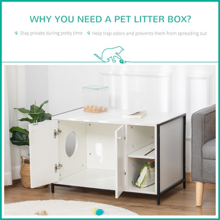 Hidden Cat Litter Box Enclosure