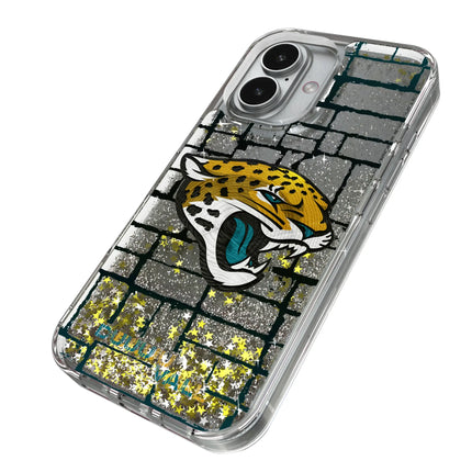 Jacksonville Jaguars Brick Glitter Phone Case for Apple iPhone