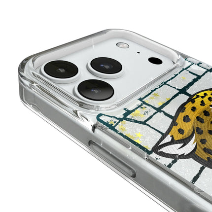Jacksonville Jaguars Brick Glitter Phone Case for Apple iPhone