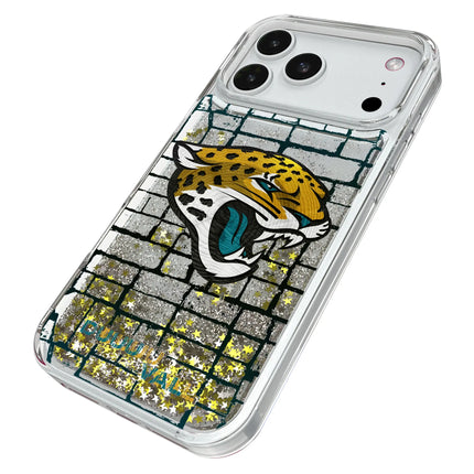 Jacksonville Jaguars Brick Glitter Phone Case for Apple iPhone