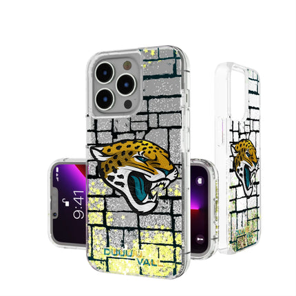 Jacksonville Jaguars Brick Glitter Phone Case for Apple iPhone
