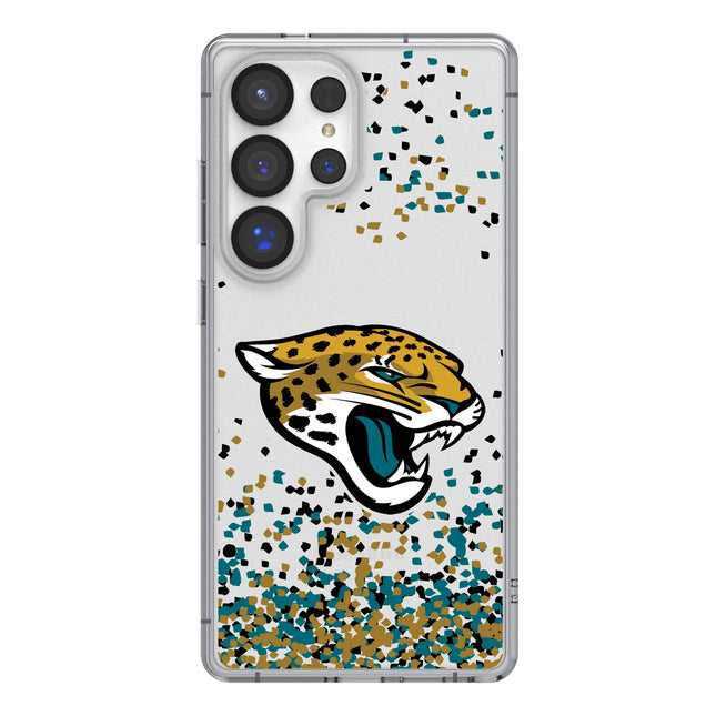 Jacksonville Jaguars Confetti Clear Phone Case for Samsung Galaxy