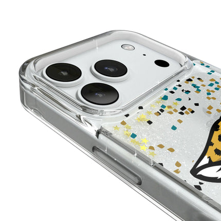 Jacksonville Jaguars Confetti Glitter Phone Case for Apple iPhone