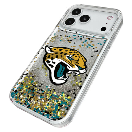 Jacksonville Jaguars Confetti Glitter Phone Case for Apple iPhone