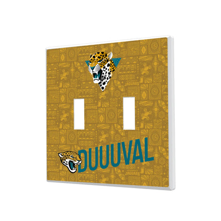 Jacksonville Jaguars Deco Hidden-Screw Light Switch Plate