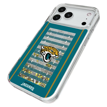 Jacksonville Jaguars Field Glitter Phone Case for Apple iPhone