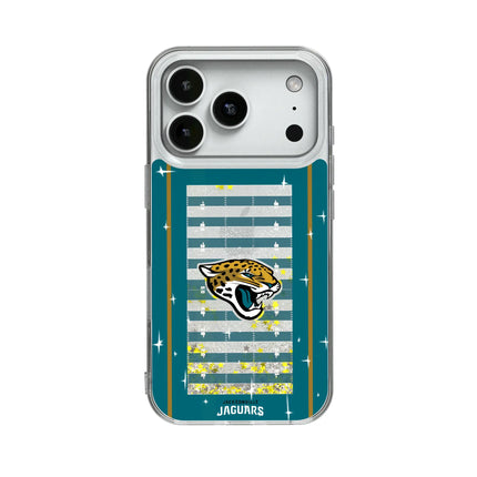 Jacksonville Jaguars Field Glitter Phone Case for Apple iPhone