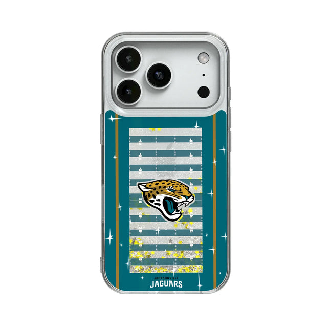 Jacksonville Jaguars Field Glitter Phone Case for Apple iPhone