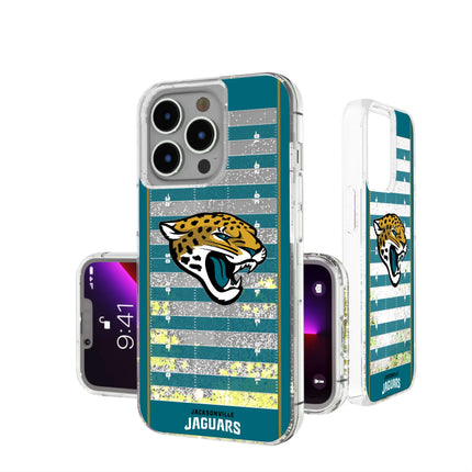 Jacksonville Jaguars Field Glitter Phone Case for Apple iPhone
