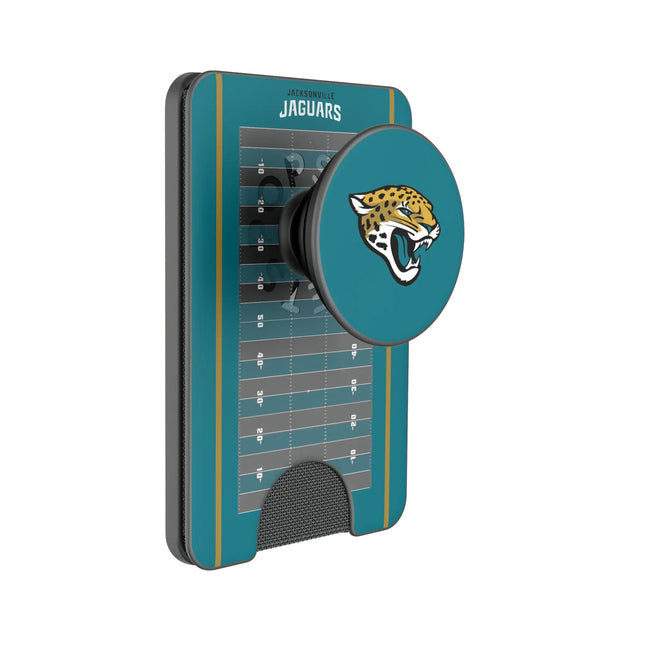 Jacksonville Jaguars Field PopSockets MagSafe-Compatible PopWallet+
