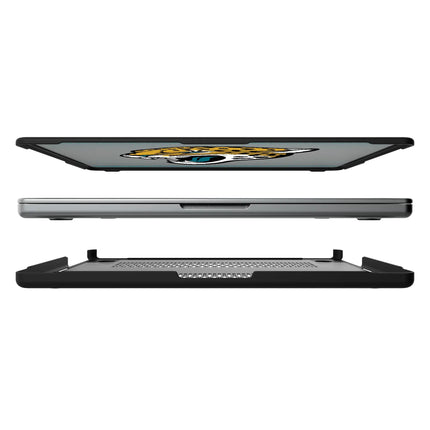 Jacksonville Jaguars Linen Laptop Case for Apple MacBook
