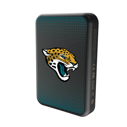 Jacksonville Jaguars Linen Wireless Mag Power Bank