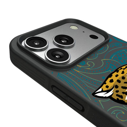 Jacksonville Jaguars Paisley Bump Phone Case for Apple iPhone