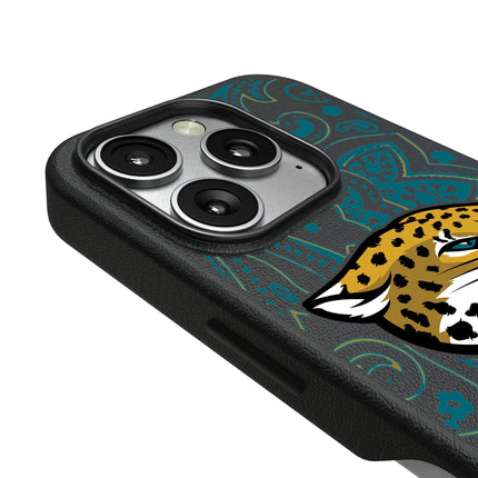 Jacksonville Jaguars Paisley MagSafe Compatible Phone Case for Apple iPhone