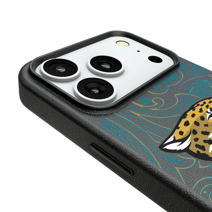 Jacksonville Jaguars Paisley MagSafe Compatible Phone Case for Apple iPhone