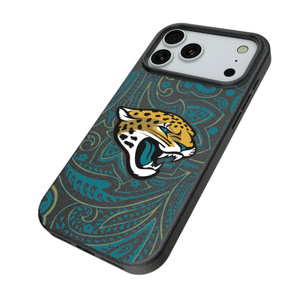 Jacksonville Jaguars Paisley MagSafe Compatible Phone Case for Apple iPhone