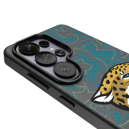 Jacksonville Jaguars Paisley MagSafe Compatible Phone Case for Samsung Galaxy