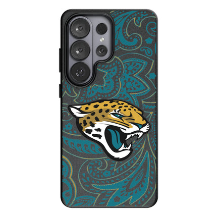 Jacksonville Jaguars Paisley MagSafe Compatible Phone Case for Samsung Galaxy
