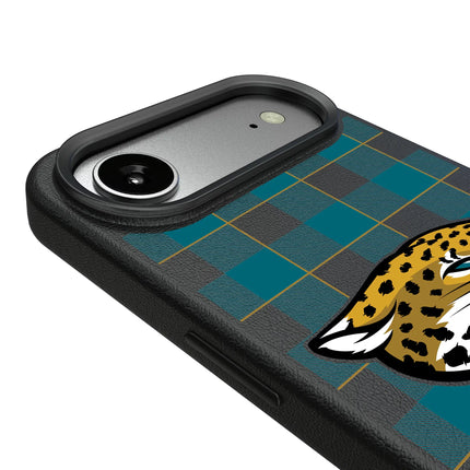 Jacksonville Jaguars Plaid MagSafe Compatible Phone Case for Apple iPhone