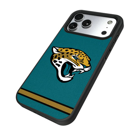 Jacksonville Jaguars Stripe Bump Phone Case for Apple iPhone