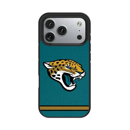 Jacksonville Jaguars Stripe Bump Phone Case for Apple iPhone