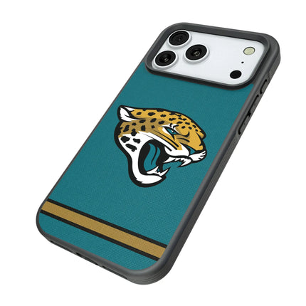Jacksonville Jaguars Stripe Bump Phone Case for Apple iPhone