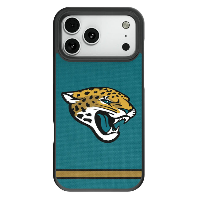 Jacksonville Jaguars Stripe Bump Phone Case for Apple iPhone