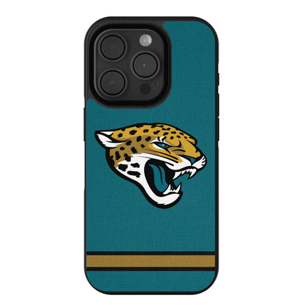 Jacksonville Jaguars Stripe Bump Phone Case for Apple iPhone