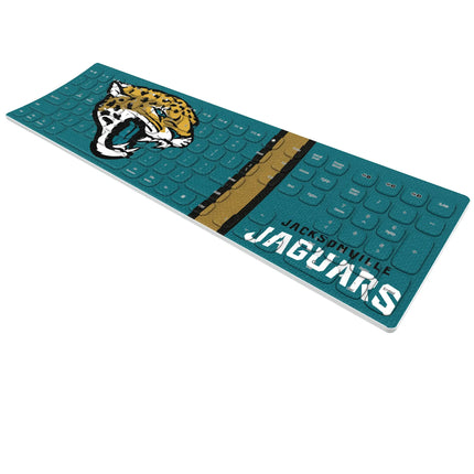 Jacksonville Jaguars Stripe Curved Wireless Keyboard