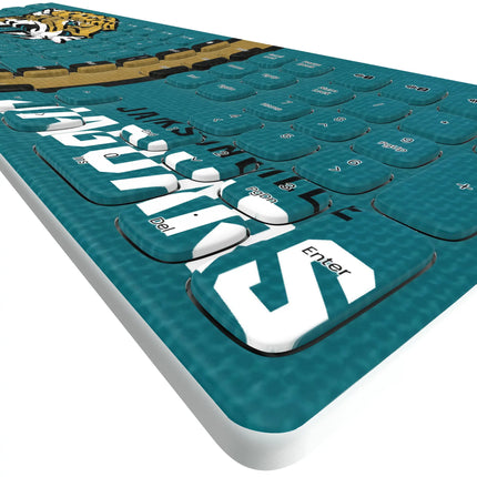 Jacksonville Jaguars Stripe Curved Wireless Keyboard