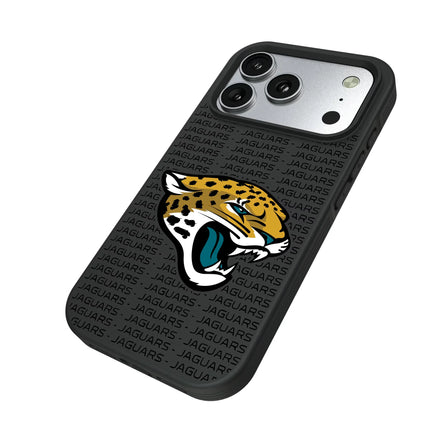 Jacksonville Jaguars Text Backdrop Bump Phone Case for Apple iPhone