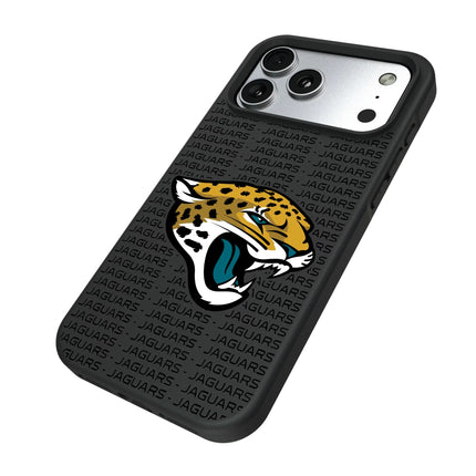 Jacksonville Jaguars Text Backdrop Bump Phone Case for Apple iPhone