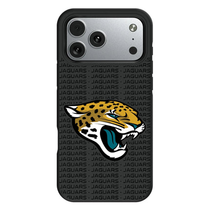 Jacksonville Jaguars Text Backdrop Bump Phone Case for Apple iPhone