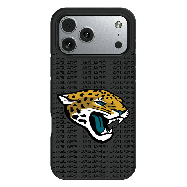 Jacksonville Jaguars Text Backdrop Bump Phone Case for Apple iPhone