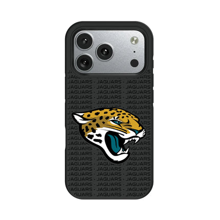 Jacksonville Jaguars Text Backdrop Bump Phone Case for Apple iPhone
