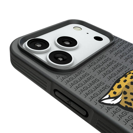 Jacksonville Jaguars Text Backdrop Bump Phone Case for Apple iPhone