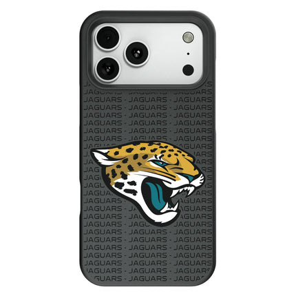 Jacksonville Jaguars Text Backdrop Bump Phone Case for Apple iPhone