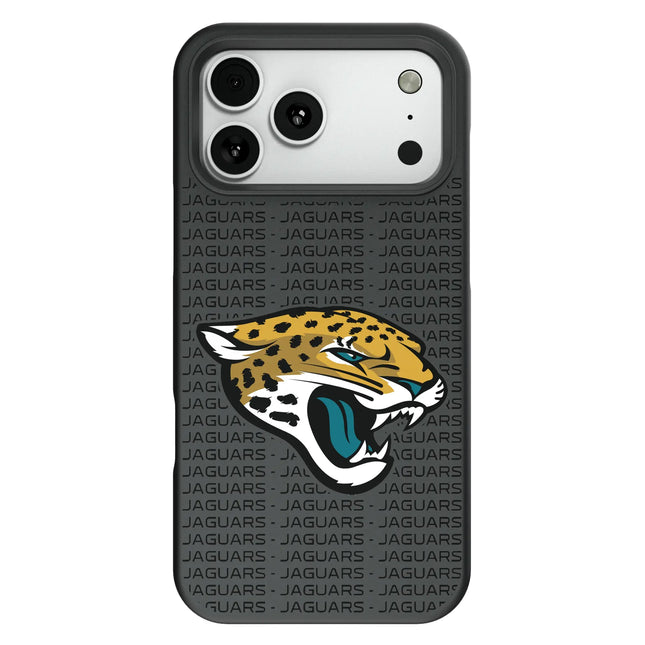 Jacksonville Jaguars Text Backdrop Bump Phone Case for Apple iPhone