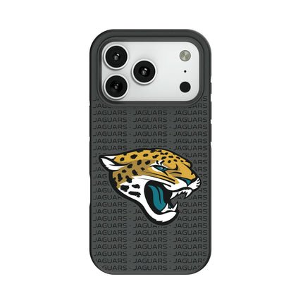 Jacksonville Jaguars Text Backdrop Bump Phone Case for Apple iPhone