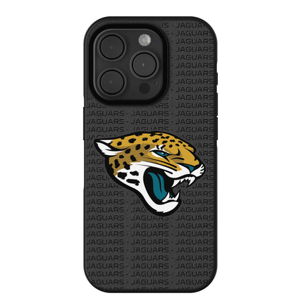 Jacksonville Jaguars Text Backdrop Bump Phone Case for Apple iPhone