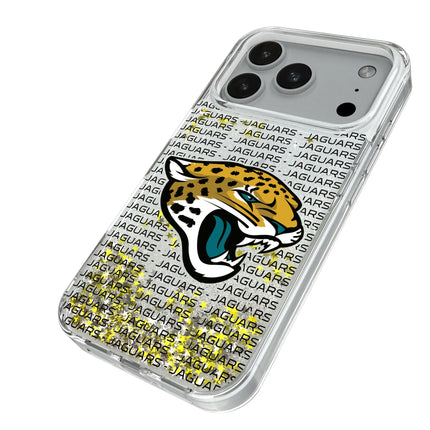 Jacksonville Jaguars Text Backdrop Glitter Phone Case for Apple iPhone