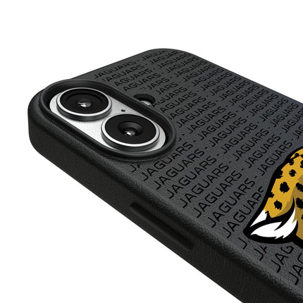 Jacksonville Jaguars Text Backdrop MagSafe Compatible Phone Case for Apple iPhone
