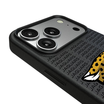 Jacksonville Jaguars Text Backdrop MagSafe Compatible Phone Case for Apple iPhone
