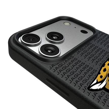 Jacksonville Jaguars Text Backdrop MagSafe Compatible Phone Case for Apple iPhone