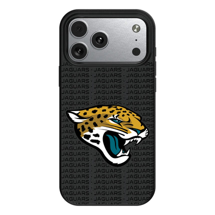 Jacksonville Jaguars Text Backdrop MagSafe Compatible Phone Case for Apple iPhone
