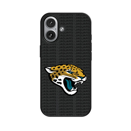 Jacksonville Jaguars Text Backdrop MagSafe Compatible Phone Case for Apple iPhone