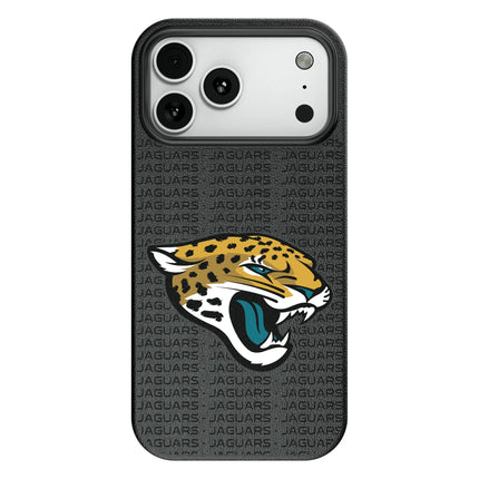 Jacksonville Jaguars Text Backdrop MagSafe Compatible Phone Case for Apple iPhone