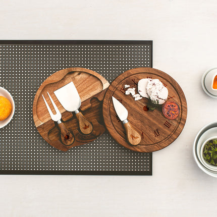Cinderella - Acacia Brie Cheese Cutting Board & Tools Set